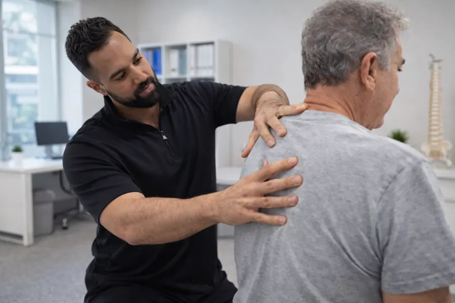 Manual osteopathy initial assessment at Fix Mi Osteo in Brampton
